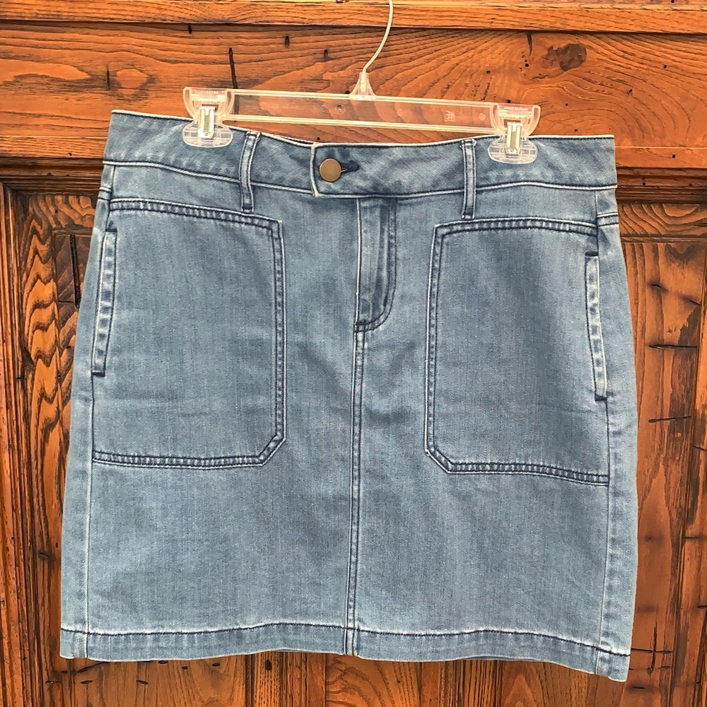 LOFT denim skirt